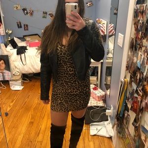 Cheetah Print Dress
